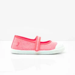 Chaussures-Jacadi Charles IX en toile enfant fille ROSE JACADI