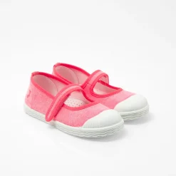 Chaussures-Jacadi Charles IX en toile enfant fille ROSE JACADI