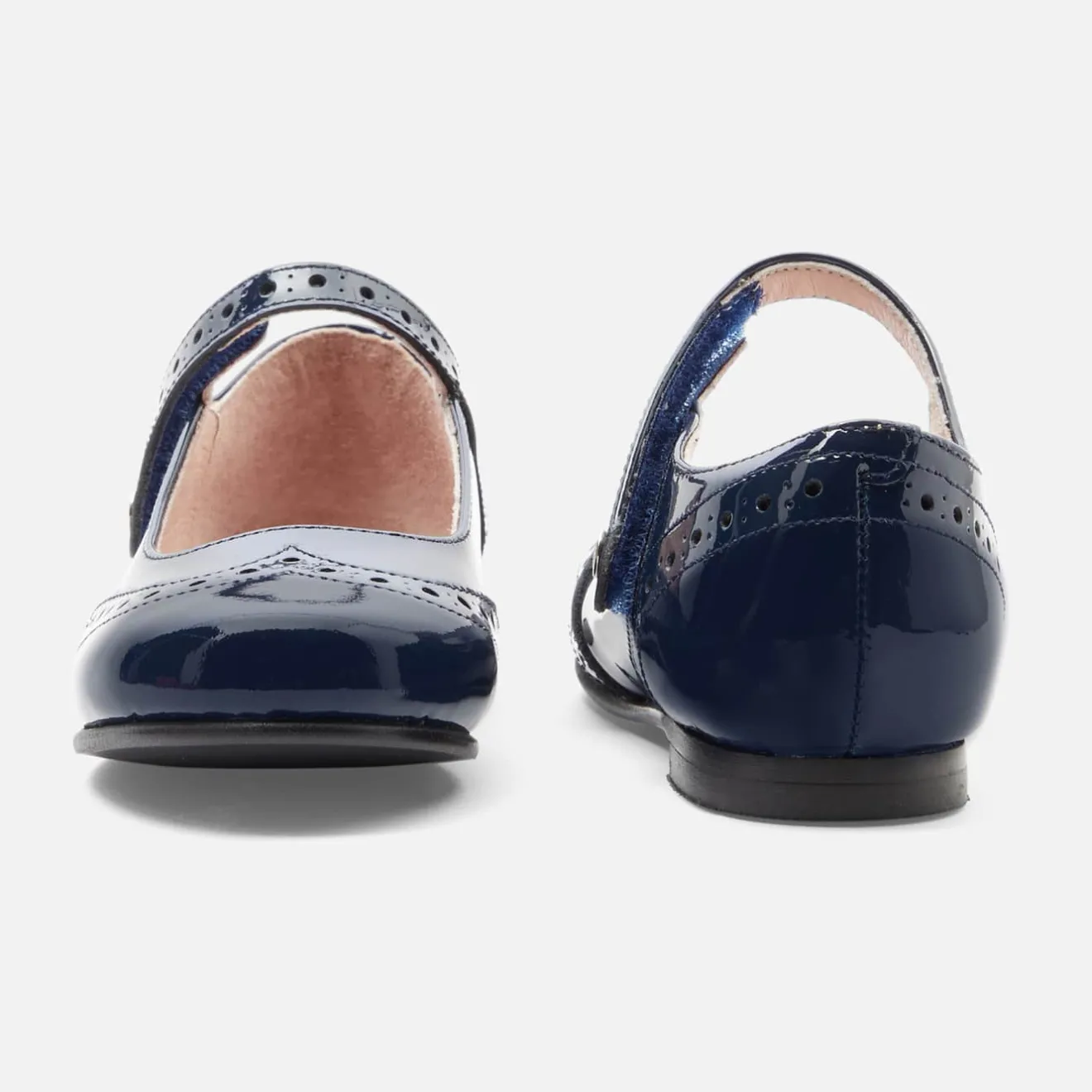 Babies, Charles Ix, Salomés Et Ballerines|Chaussures-Jacadi Charles IX enfant fille en cuir verni - marine MARINE JACADI
