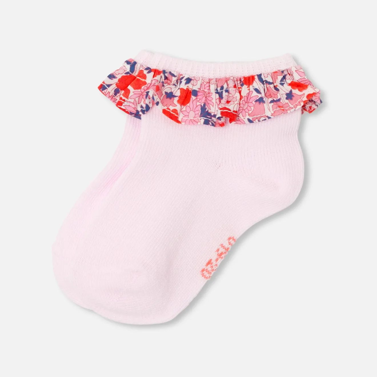 Accessoires-Jacadi Chaussettes bébé fille à volants - ROSE