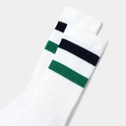 Accessoires|Accessoires-Jacadi Chaussettes de sport enfant - lore BLANC/MULTICO