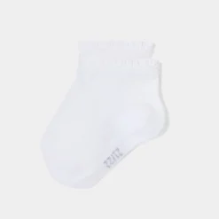 Accessoires-Jacadi Chaussettes volantées bébé fille - blanc BLANC JACADI