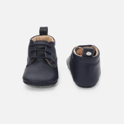 Chaussons|Chaussures-Jacadi Chaussons bébé garçon en cuir - marine MARINE JACADI