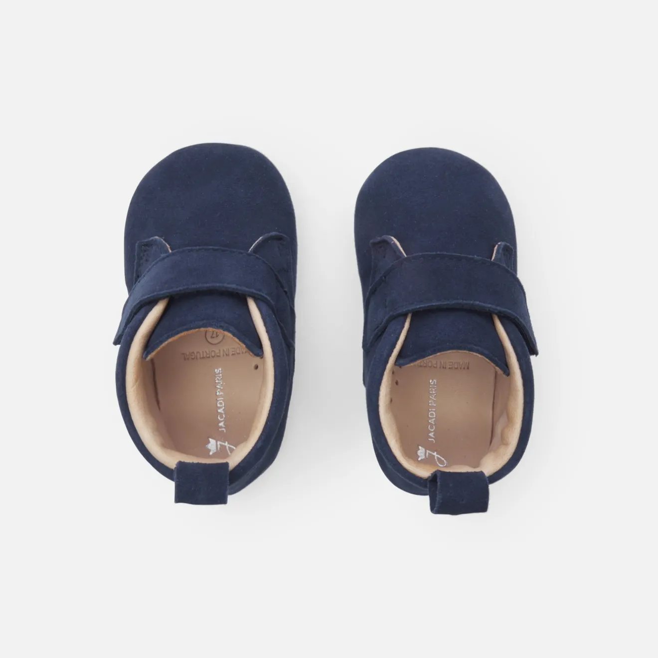 Chaussons|Chaussures-Jacadi Chaussons bébé garçon en cuir - BLEU