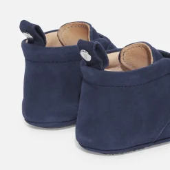 Chaussons|Chaussures-Jacadi Chaussons bébé garçon en cuir - BLEU
