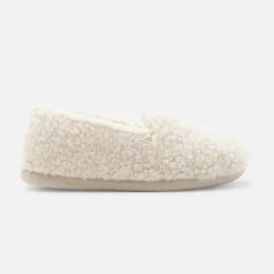 Chaussons|Chaussures En Toiles-Jacadi Chaussons en sherpa enfant fille - ECRU/BEIGE
