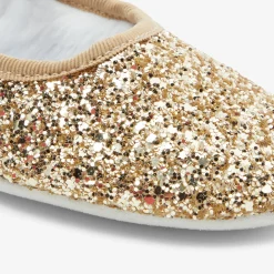 Chaussures|Chaussons-Jacadi Chaussons fourrés enfant fille - OR