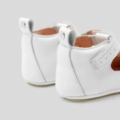 Chaussons|Chaussures-Jacadi Chaussons souples salomés bébé fille - blanc BLANC JACADI