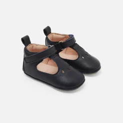 Chaussons|Chaussons-Jacadi Chaussons souples salomés bébé - marine MARINE JACADI