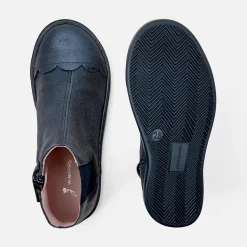 Boots Et Botillons|Chaussures-Jacadi Chelsea boots enfant fille - BLEU