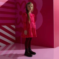 Boots Et Botillons|Chaussures-Jacadi Chelsea boots enfant fille en cuir lisse - BORDEAUX