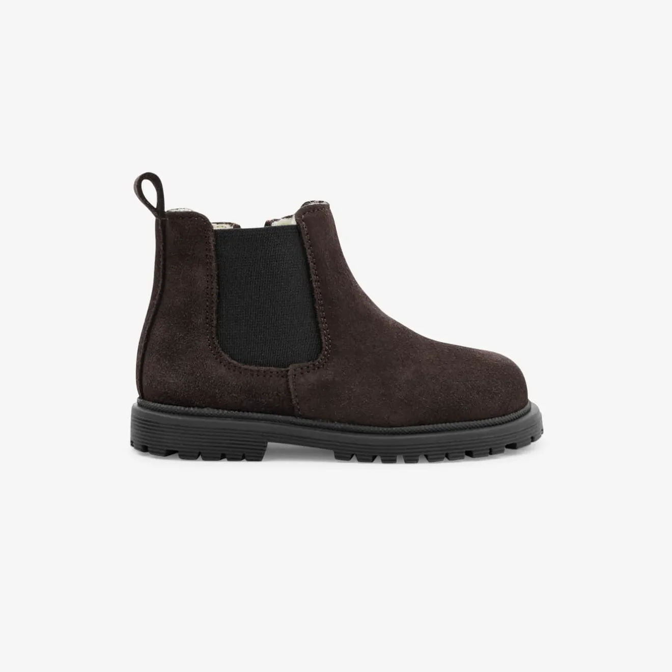 Boots Et Bottillons|Chaussures Fourrées-Jacadi Chelsea boots fourrées bébé garçon - MARRON