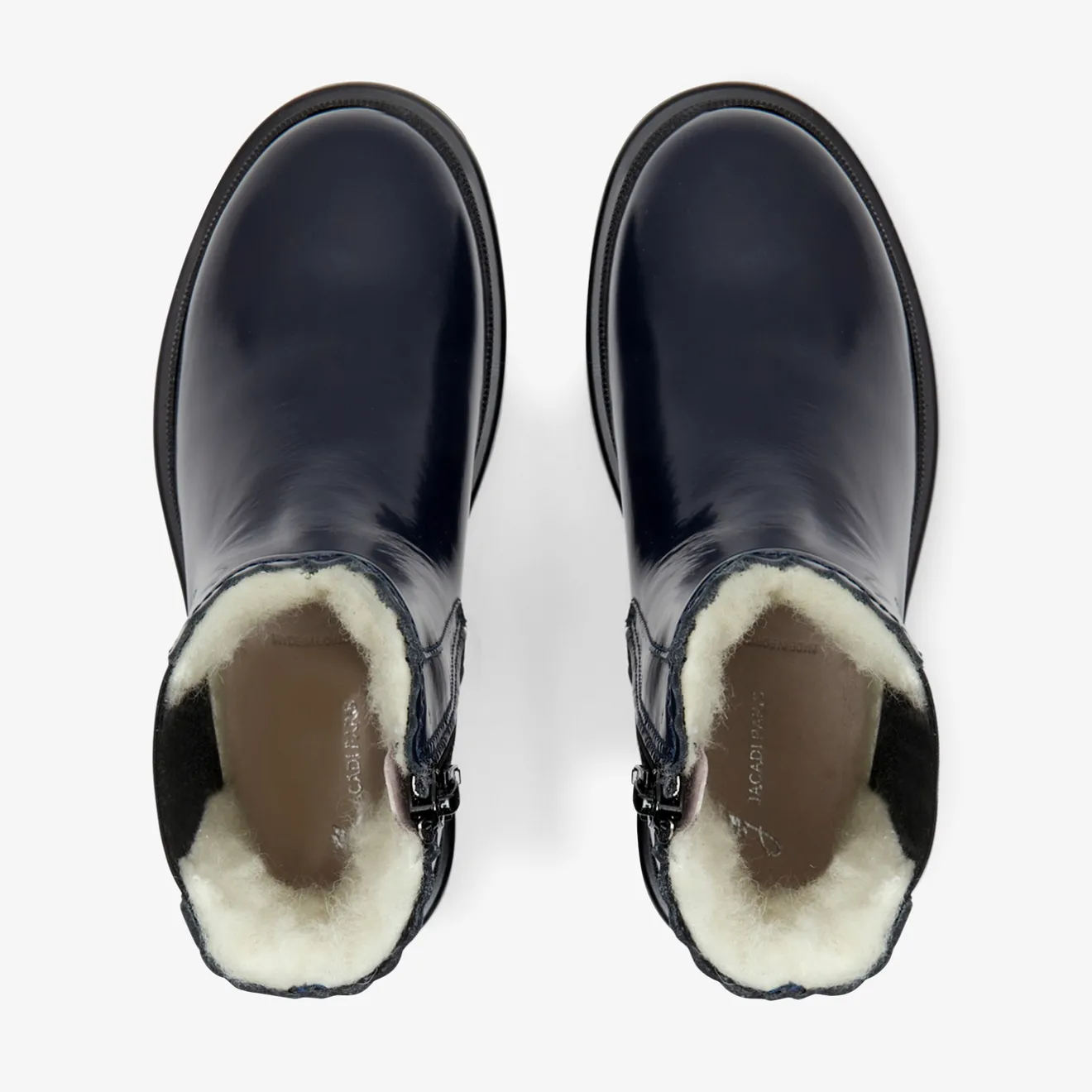 Chaussures Fourrées|Boots Et Botillons-Jacadi Chelsea boots fourrées enfant fille - marine MARINE JACADI