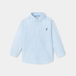 Chemise-Jacadi Chemise bébé garçon - BLANC/CIEL