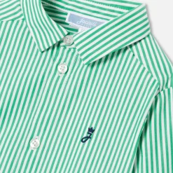 Chemise-Jacadi Chemise bébé garçon - BLANC/VERT