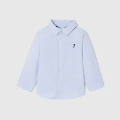 Chemise-Jacadi Chemise bébé garçon en Oxford - BLEU/BLANC