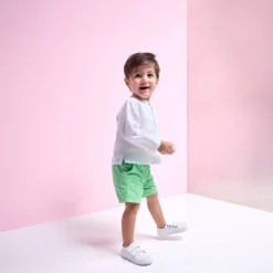 Chemise-Jacadi Chemise en lin bébé garçon - blanc BLANC JACADI