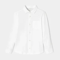 Chemise-Jacadi Chemise enfant garçon en coton mercerisé - blanc BLANC JACADI