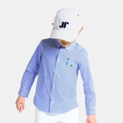 Chemise-Jacadi Chemise enfant garçon en popeline rayée - BLANC/BLEU