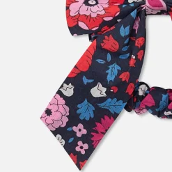 Accessoires-Jacadi Chouchou en tissu Liberty - lore MARINE/MULTICO