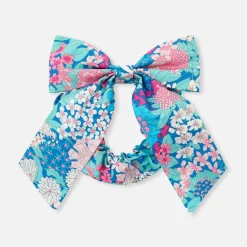 Accessoires-Jacadi Chouchou enfant fille Liberty - ROSE/VERT