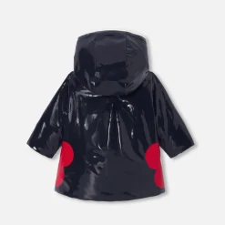 Manteaux, Vestes Et Combi Pilote-Jacadi Ciré bébé fille vernis - marine MARINE JACADI