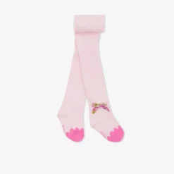 Accessoires-Jacadi Collants bébé fille nœud tissu Liberty - lore FRAMBOISE/MULTICO