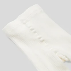 Accessoires-Jacadi Collants côtelés bébé fille - blanc doux BLANC DOUX JACADI