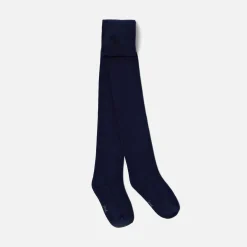 Accessoires-Jacadi Collants unis enfant fille - marine MARINE JACADI
