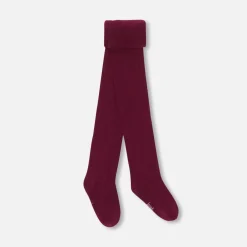 Accessoires-Jacadi Collants unis enfant fille - BORDEAUX