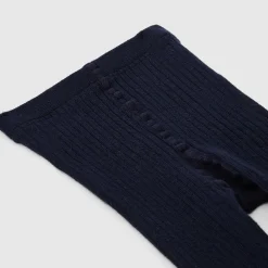 Accessoires-Jacadi Collants unis enfant fille - marine MARINE JACADI