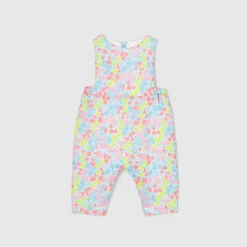 Combinaison, Barboteuse Et Ensemble-Jacadi Combinaison bébé fille en tissu Liberty - lore BLANC/MULTICO