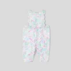 Combinaison, Barboteuse Et Ensemble-Jacadi Combinaison bébé fille en tissu Liberty - lore BLANC/MULTICO