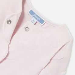 Combinaison, Barboteuse Et Ensemble-Jacadi Combinaison bébé fille motif nuage - rose pale ROSE PALE JACADI