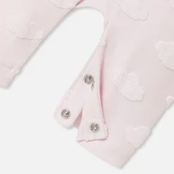 Combinaison, Barboteuse Et Ensemble-Jacadi Combinaison bébé fille motif nuage - rose pale ROSE PALE JACADI