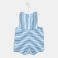 Combinaison, Barboteuse Et Ensemble-Jacadi Combinaison bébé garçon - BLEU/BLANC