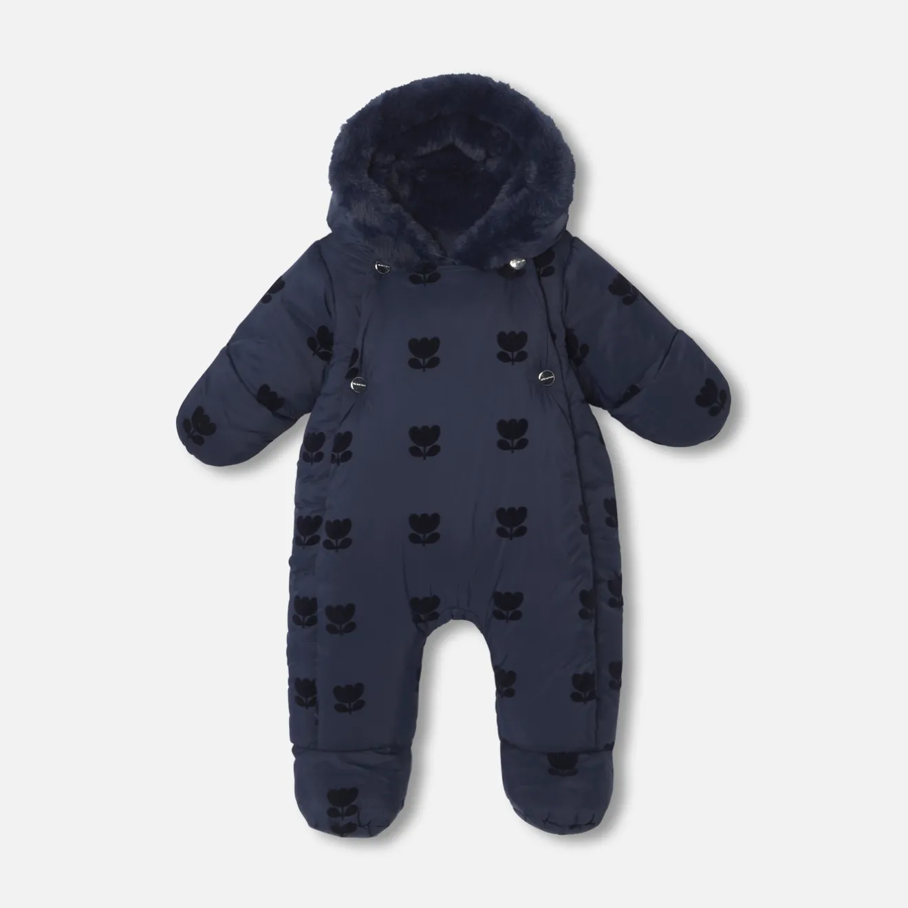 Manteaux, Vestes Et Combi Pilote|Manteau Et Combi-Pilote-Jacadi Combi-pilote en nylon bébé fille - marine MARINE JACADI