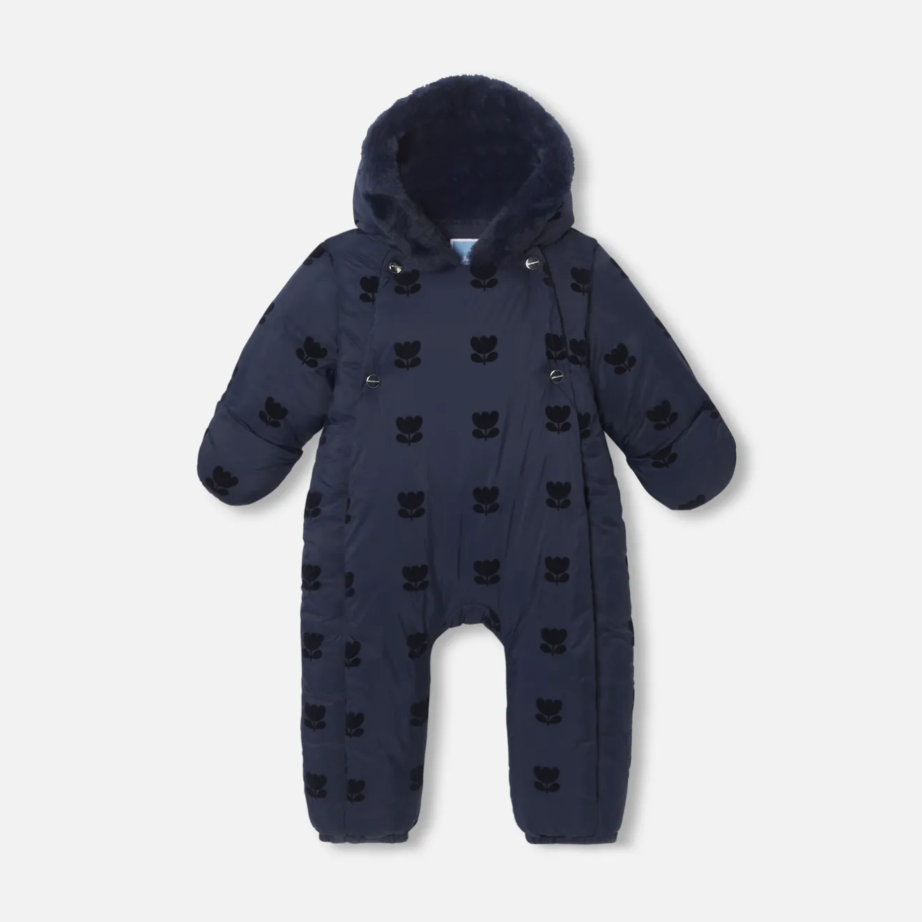 Manteaux, Vestes Et Combi Pilote|Manteau Et Combi-Pilote-Jacadi Combi-pilote en nylon bébé fille - marine MARINE JACADI