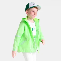 Manteau, Doudoune Et Veste|Manteau, Doudoune Et Veste-Jacadi Coupe-vent enfant - BLANC/VERT