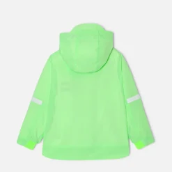 Manteau, Doudoune Et Veste|Manteau, Doudoune Et Veste-Jacadi Coupe-vent enfant - BLANC/VERT
