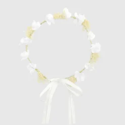 Accessoires-Jacadi Couronne de fleurs enfant fille - blanc BLANC JACADI