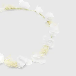 Accessoires-Jacadi Couronne de fleurs enfant fille - blanc BLANC JACADI