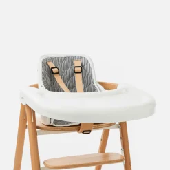 Mobilier|Couffins Et Berceaux-Jacadi Coussin chaise haute TOBO - BLANC/GRIS