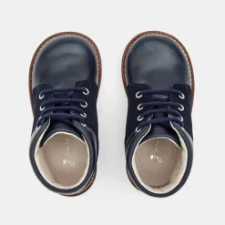 Boots Et Bottillons-Jacadi Desert boots bébé garçon en cuir - marine MARINE JACADI