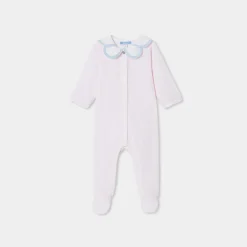Pyjama|Pyjama-Jacadi Dors-bien bébé fille en velours - rose pale ROSE PALE JACADI