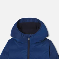 Manteau, Doudoune Et Veste-Jacadi Doudoune à capuche enfant garçon - BLEU MARNE