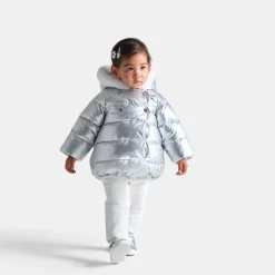 Manteaux, Vestes Et Combi Pilote-Jacadi Doudoune bébé fille - ARGENT