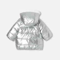 Manteaux, Vestes Et Combi Pilote-Jacadi Doudoune bébé fille - ARGENT