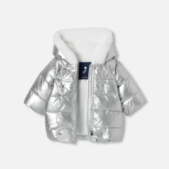 Manteaux, Vestes Et Combi Pilote-Jacadi Doudoune bébé fille - ARGENT