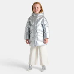 Manteau, Doudoune Et Veste-Jacadi Doudoune longue enfant fille - ARGENT